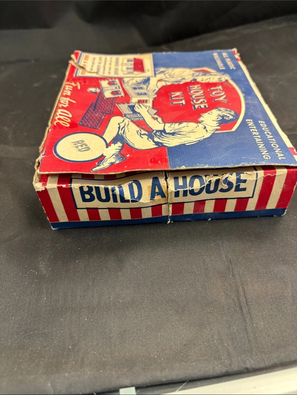 Toy House Kit - Red Kids Toy.  0262